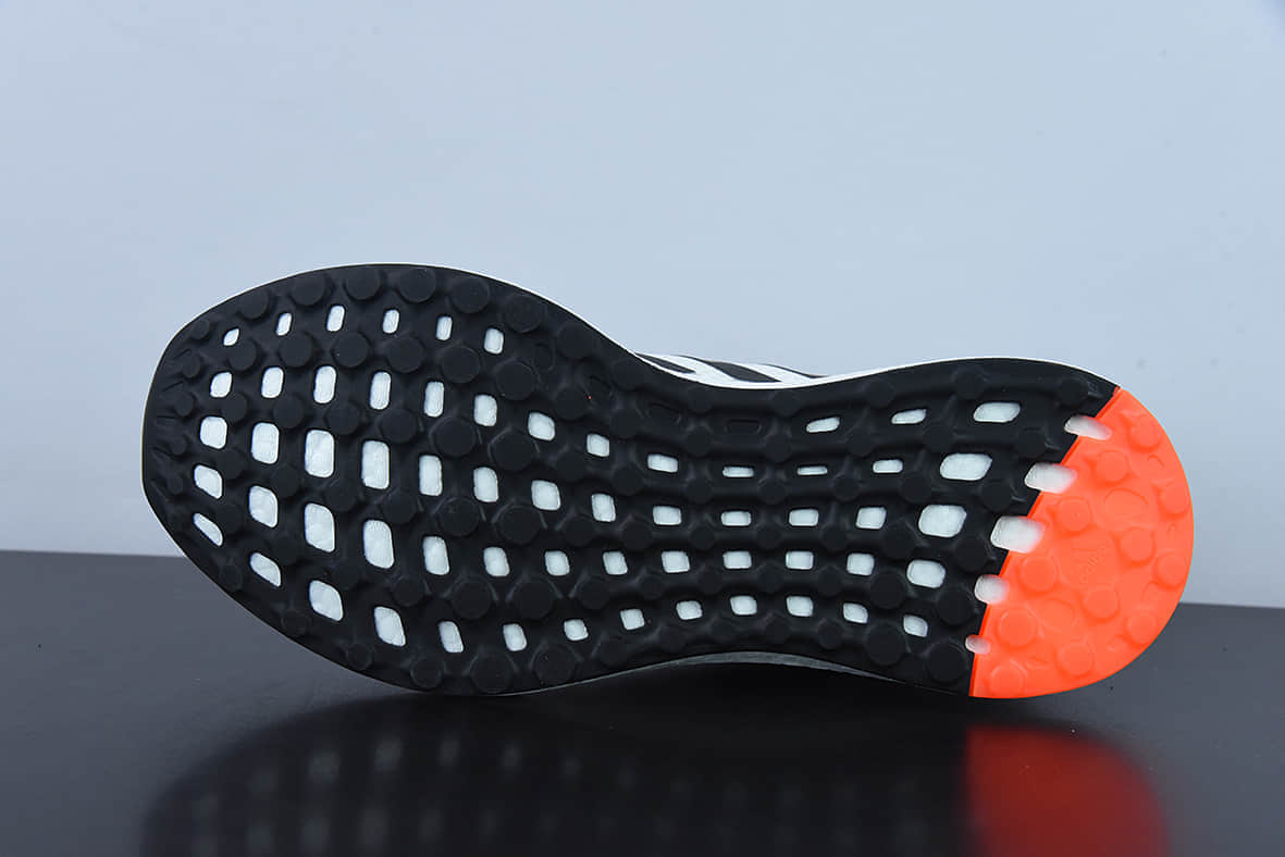 阿迪达斯Adidas Pureboost 21 PB21代黑白爆米花大底运动休闲跑步鞋纯原版本 货号:GY5099