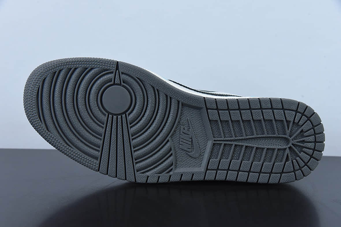 乔丹Air Jordan Travis Scott x Air Jordan 1 LowTS联名灰黑蓝千斤顶倒钩低帮休闲板鞋纯原版本 货号:DM7866-009