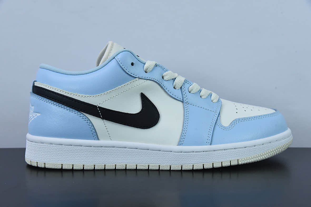 乔丹Air Jordan 1 Low AJ1 乔1天蓝色运动文化篮球鞋纯原版本 货号:554723-401