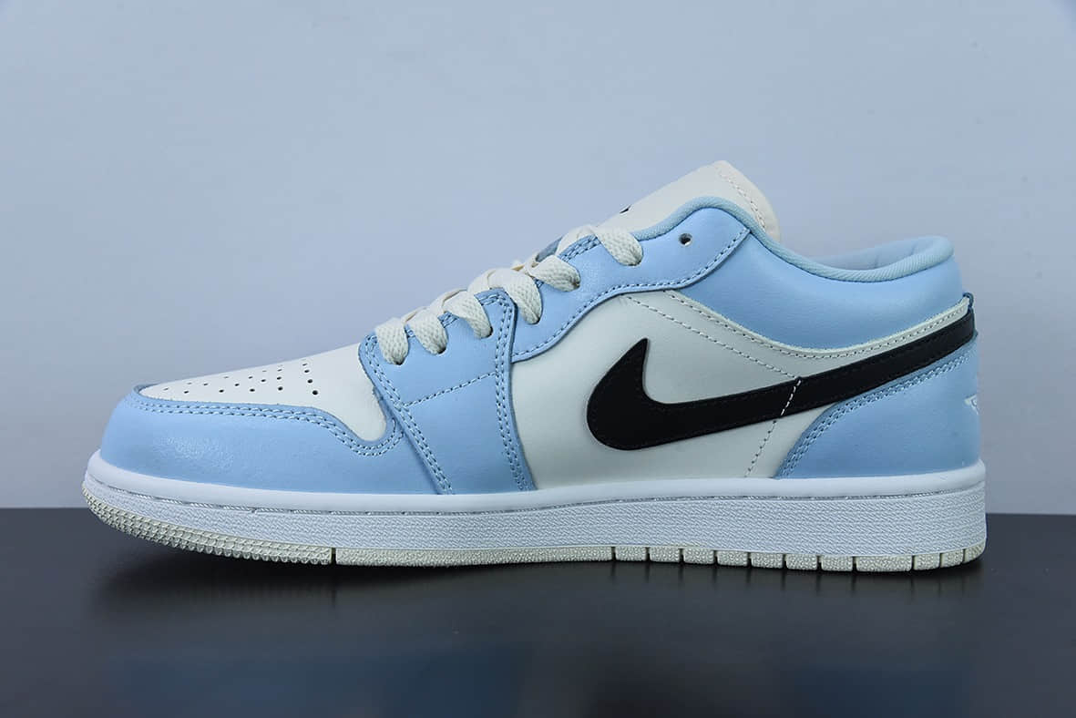 乔丹Air Jordan 1 Low AJ1 乔1天蓝色运动文化篮球鞋纯原版本 货号:554723-401