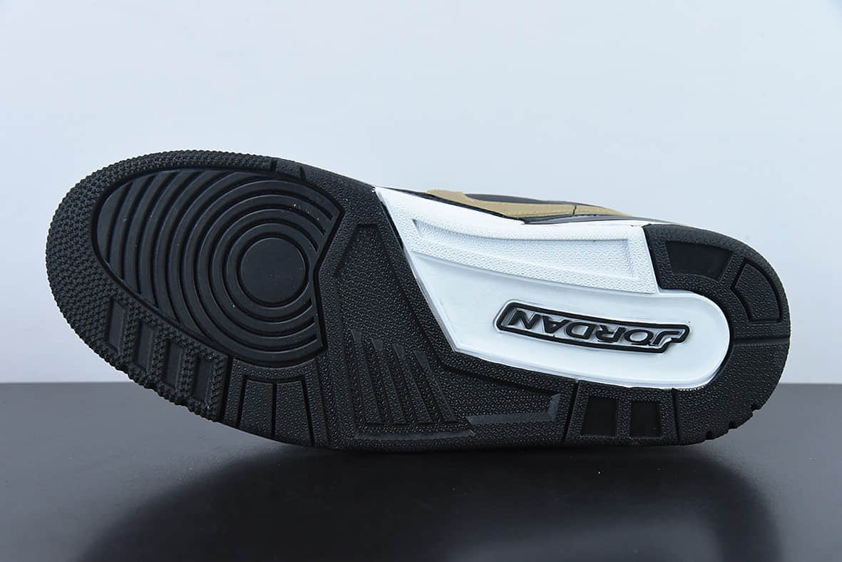 乔丹Air Jordan Legacy AJ312 漆皮黑金魔术贴三合一板鞋纯原版本 货号：CD7069-071