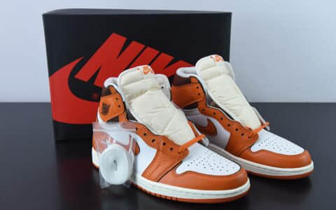 乔丹Air Jordan 1 Retro Starfish爱马仕橙小扣碎高帮篮球鞋纯原版本 货号:DO9369-101