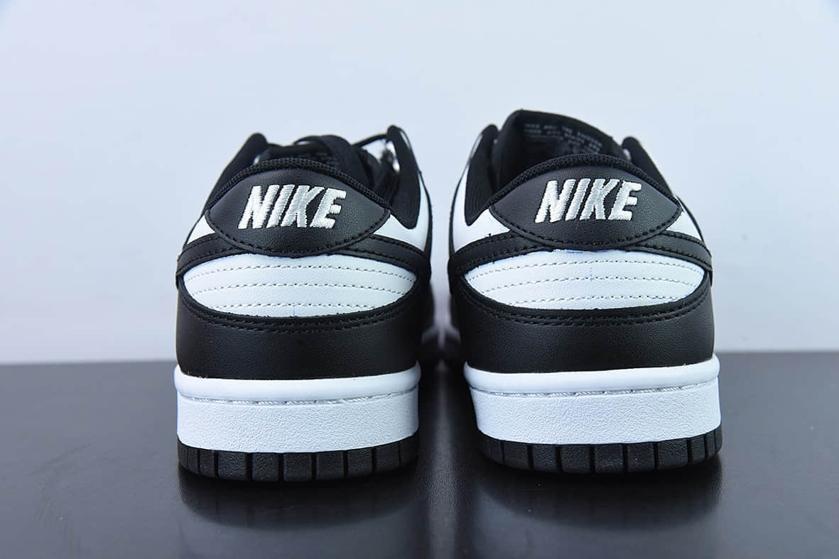 耐克Nike SB Dunk Low 黑白熊猫涂鸦低帮休闲滑板鞋纯原版本 货号:DD1391-100