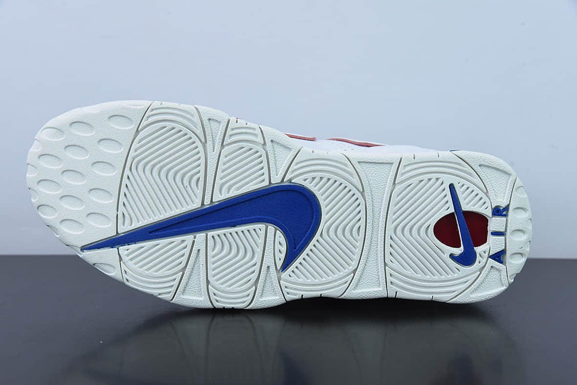 耐克Nike Air More Uptempo “USA Hoops” 白红蓝大Air 皮蓬经典高街百搭篮球鞋纯原版本 货号：DX2662-100