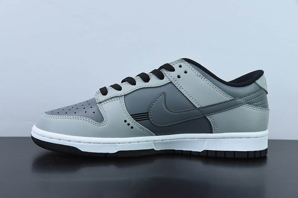 耐克Nike SB Dunk Low 黑灰摄影机电玩像素 By You定制配色低帮滑板鞋纯原版本 货号:DD8066-168