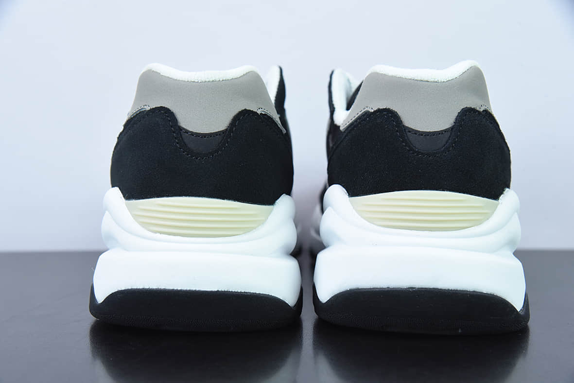 新百伦New Balance M5740 黑白熊猫复古休闲慢跑鞋纯原版本 货号: M5740CB