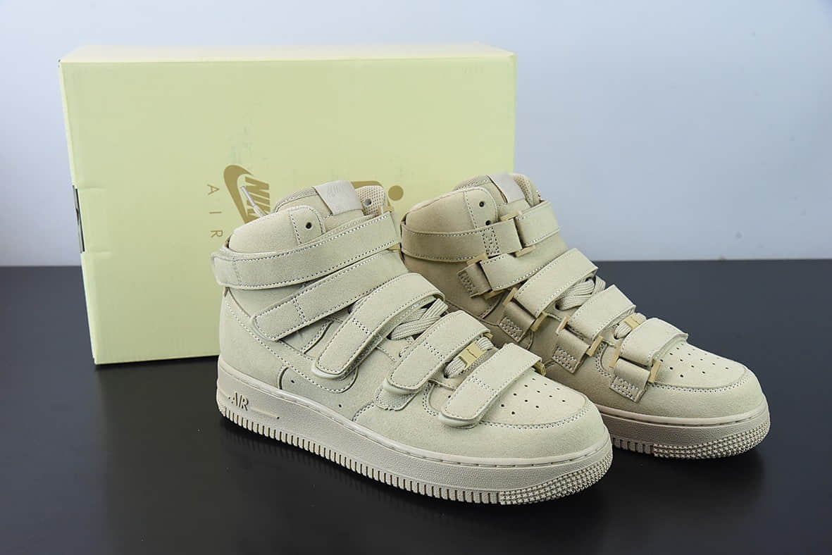 耐克Nike Billie Eilish x Nike Air Force 1'07 High SPMushroom联名比莉·艾利什蘑菇黄魔术贴空军一号经典高帮休闲板鞋纯原版本 货号:DM7926-200