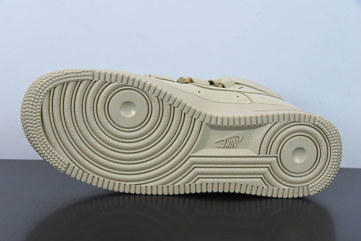 耐克Nike Billie Eilish x Nike Air Force 1'07 High SPMushroom联名比莉·艾利什蘑菇黄魔术贴空军一号经典高帮休闲板鞋纯原版本 货号:DM7926-200