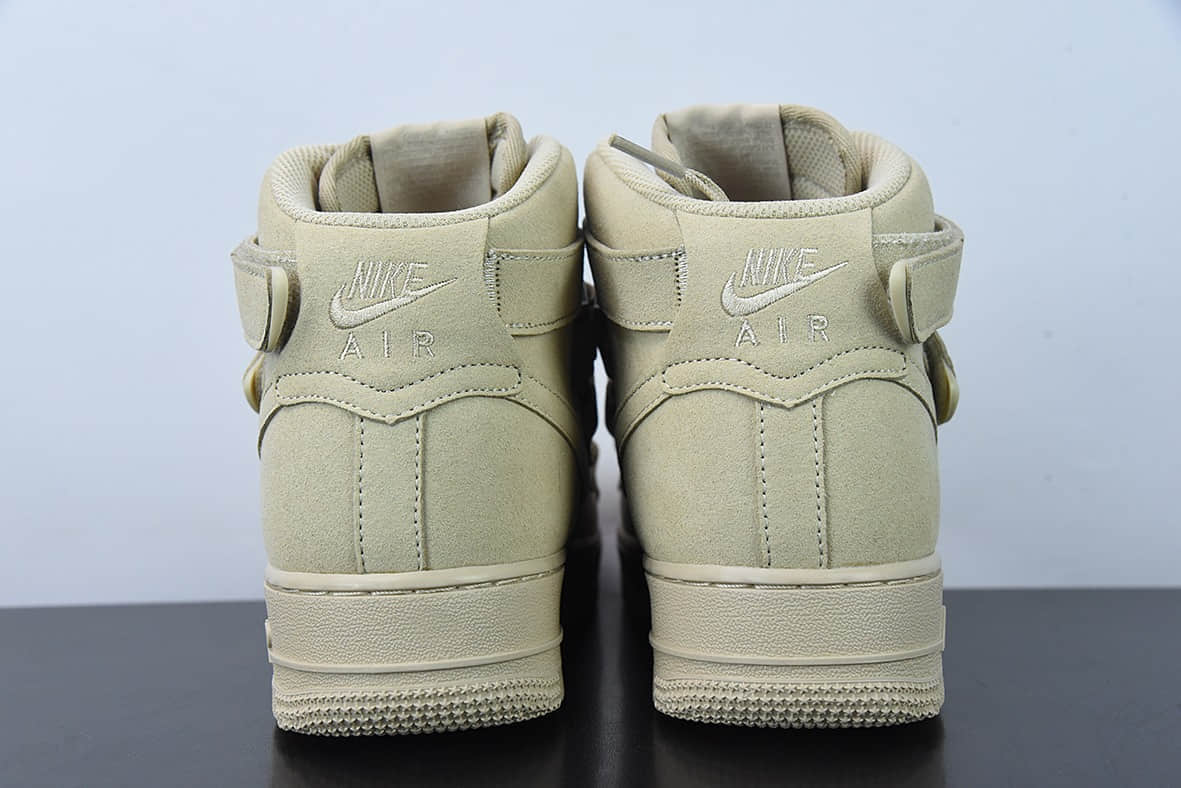 耐克Nike Billie Eilish x Nike Air Force 1'07 High SPMushroom联名比莉·艾利什蘑菇黄魔术贴空军一号经典高帮休闲板鞋纯原版本 货号:DM7926-200