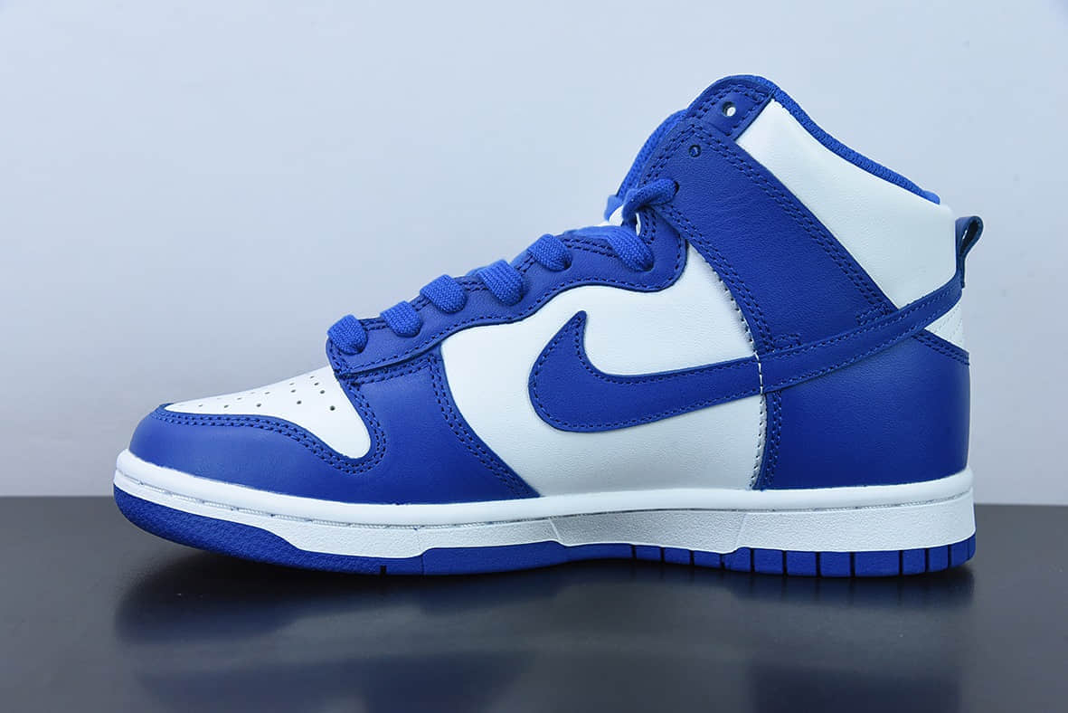 耐克NIKE SB Dunk High Game Royal 经典白蓝配色 SB高帮板鞋纯原版本 货号:DD1399-102