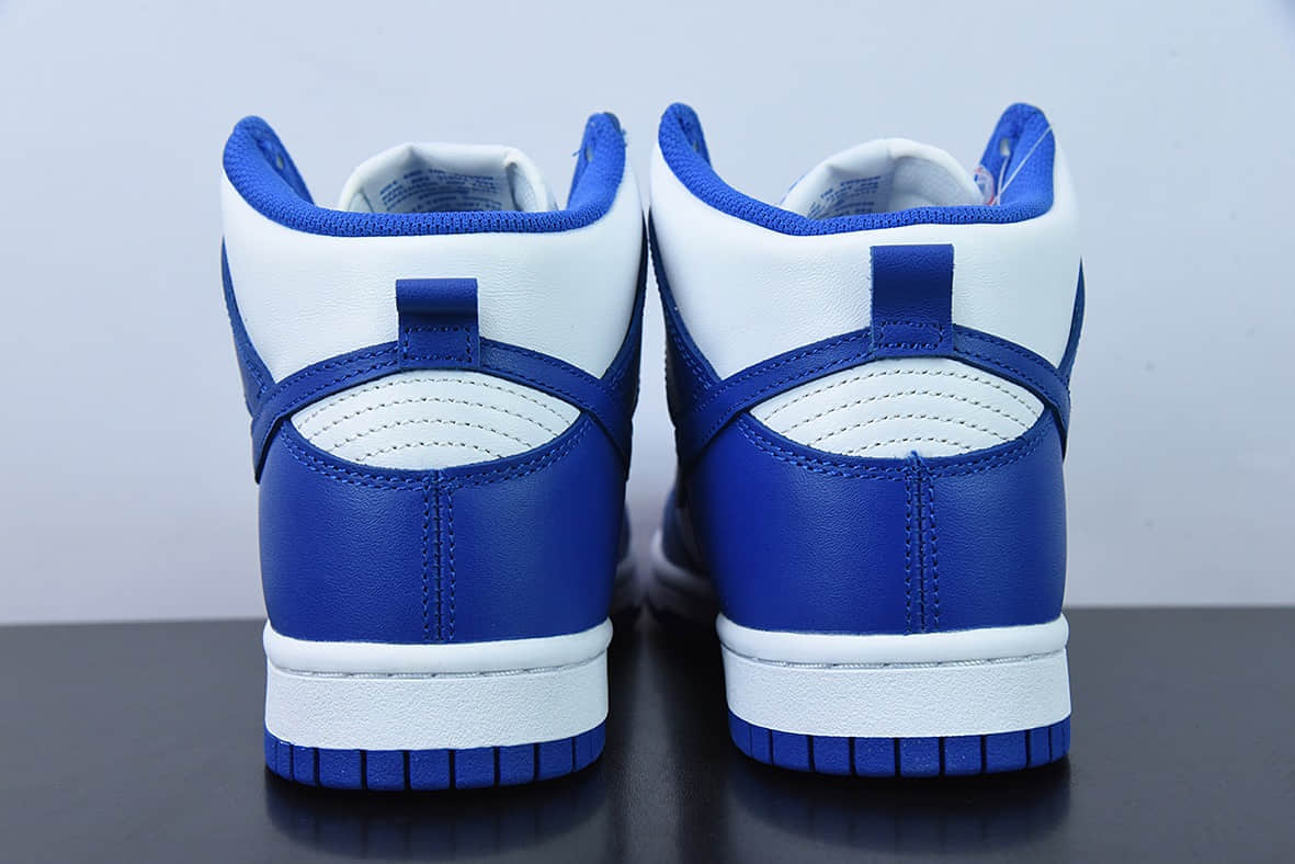 耐克NIKE SB Dunk High Game Royal 经典白蓝配色 SB高帮板鞋纯原版本 货号:DD1399-102