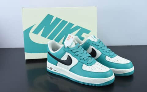 耐克Nike Air Force 1 Low ’07 米黑绿配色空军一号低帮休闲板鞋纯原版本 货号:GH5696-302