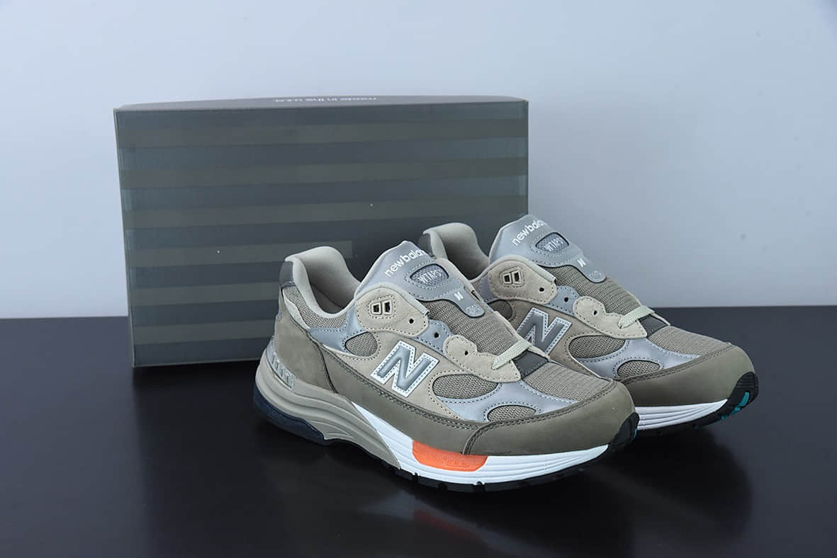 新百伦New Balance WTAPS x New Balance992新百伦NB992系列联名总统灰绿复古慢跑鞋纯原版本 货号:M992WT