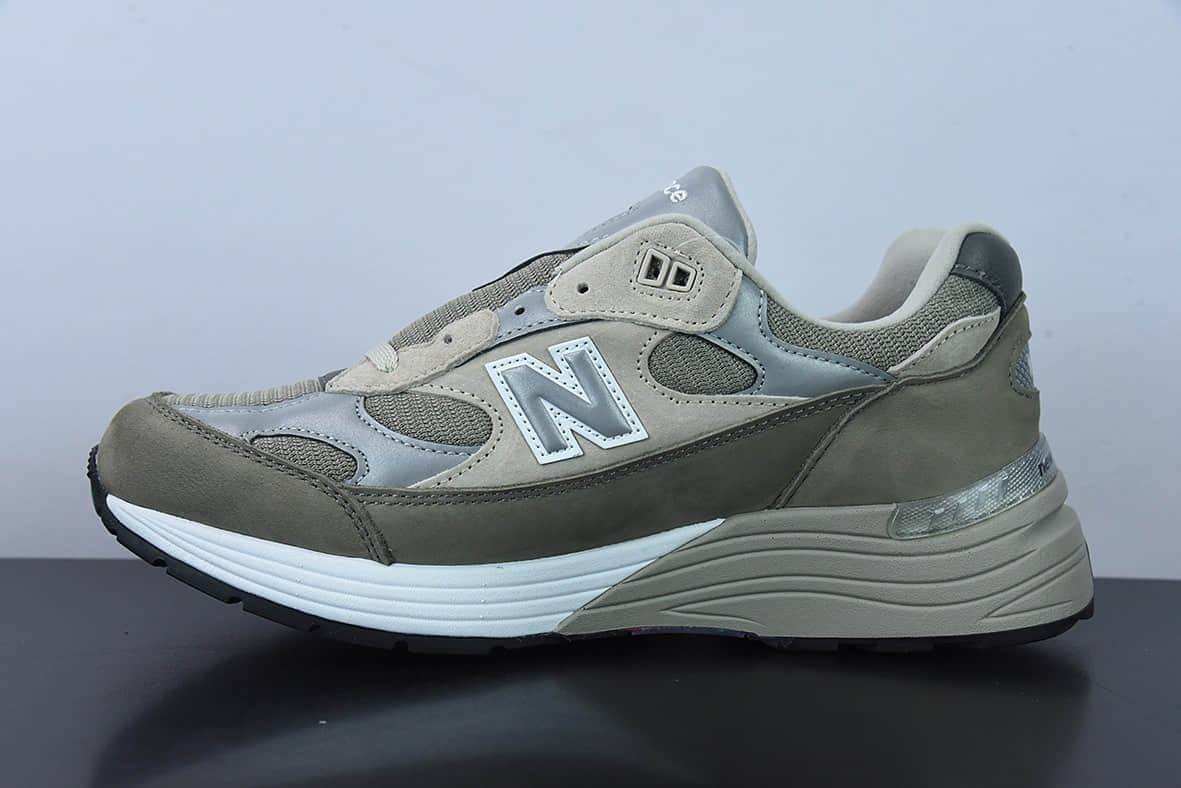 新百伦New Balance WTAPS x New Balance992新百伦NB992系列联名总统灰绿复古慢跑鞋纯原版本 货号:M992WT