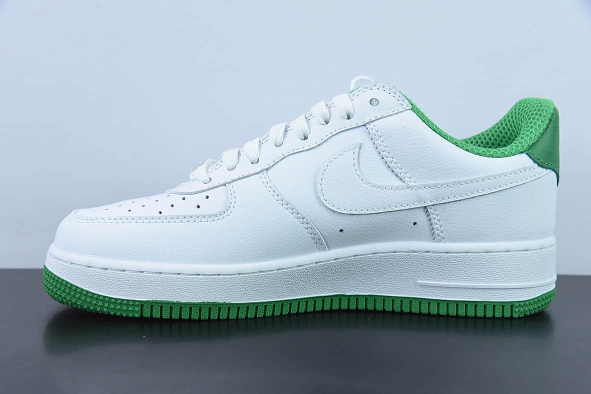 耐克Nike Air Force 1 Low 07 白绿布鲁克林群岛城市限定空军一号低帮休闲板鞋纯原版本 货号:DX1156-100