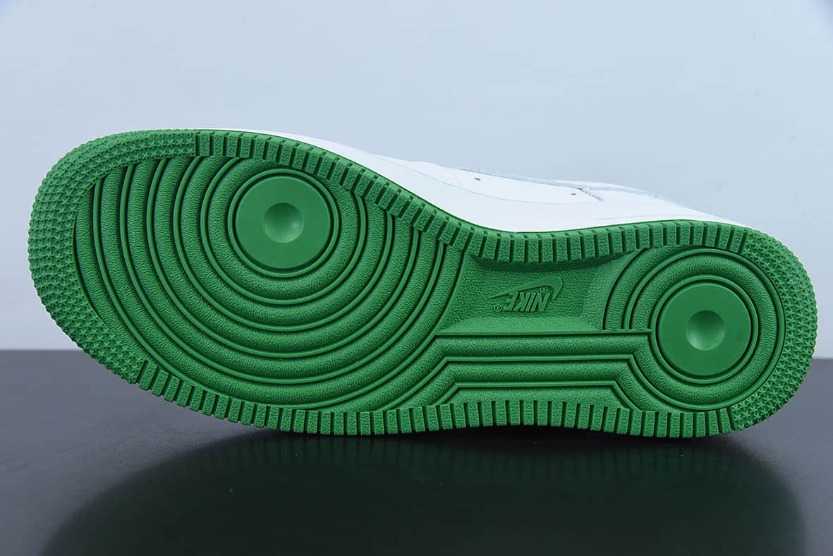 耐克Nike Air Force 1 Low 07 白绿布鲁克林群岛城市限定空军一号低帮休闲板鞋纯原版本 货号:DX1156-100