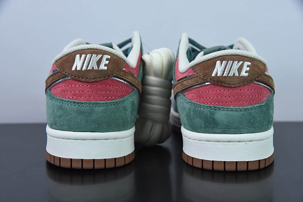 耐克Nike Otomo Katsuhiro x NK SB Dunk Low Steamboy OST 大友克洋联名款麂皮绿灰SB低帮休闲滑板鞋纯原版本 货号: ST1391-203