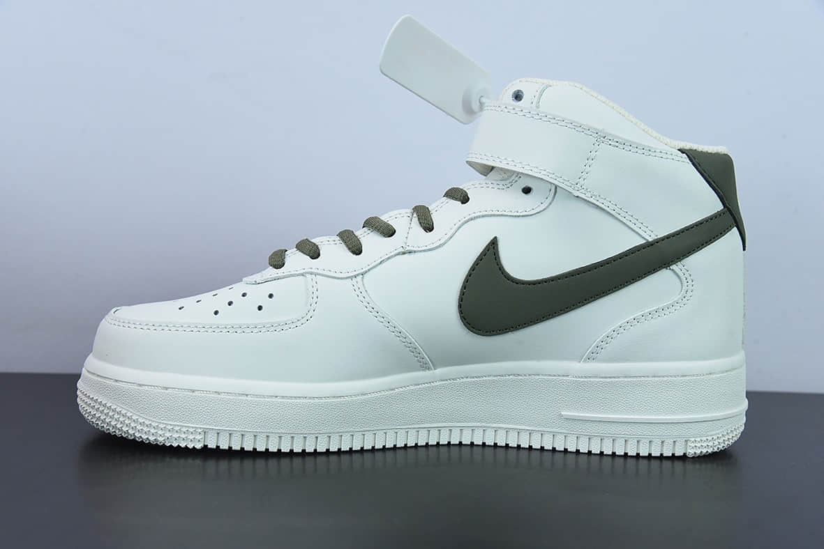 耐克 Nike Air Force 1 High '07 '白绿空军一号经典高帮休闲板鞋纯原版本 货号:LZ6819-608