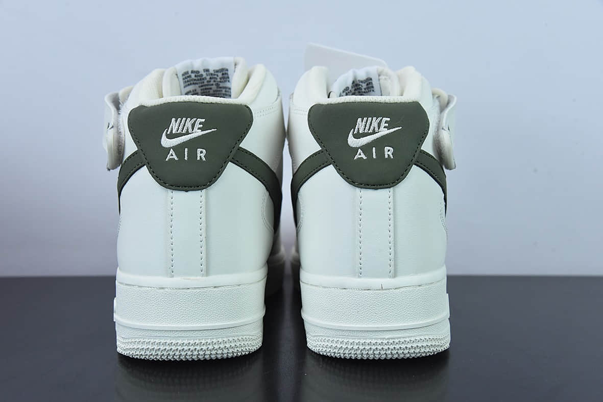 耐克 Nike Air Force 1 High '07 '白绿空军一号经典高帮休闲板鞋纯原版本 货号:LZ6819-608