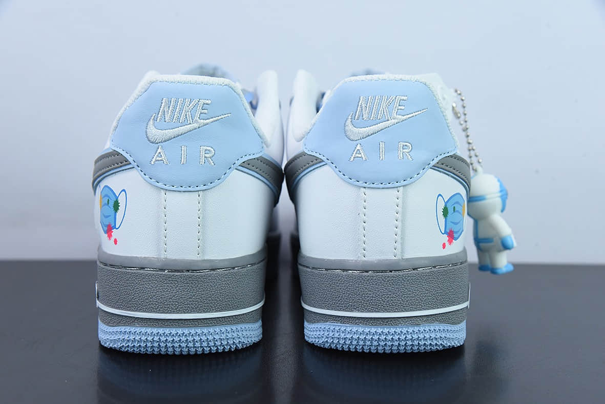 耐克Nike Air Force 1 Low 07 齐心抗疫英雄大白定制版空军一号低帮休闲板鞋纯原版本 货号:ZG0088-803