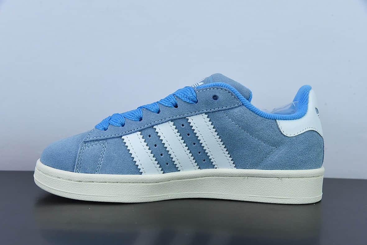 阿迪达斯Adidas Originals Campus 00s 小面包米水蓝低帮潮流复古休闲板鞋纯原版本 货号：GY9473