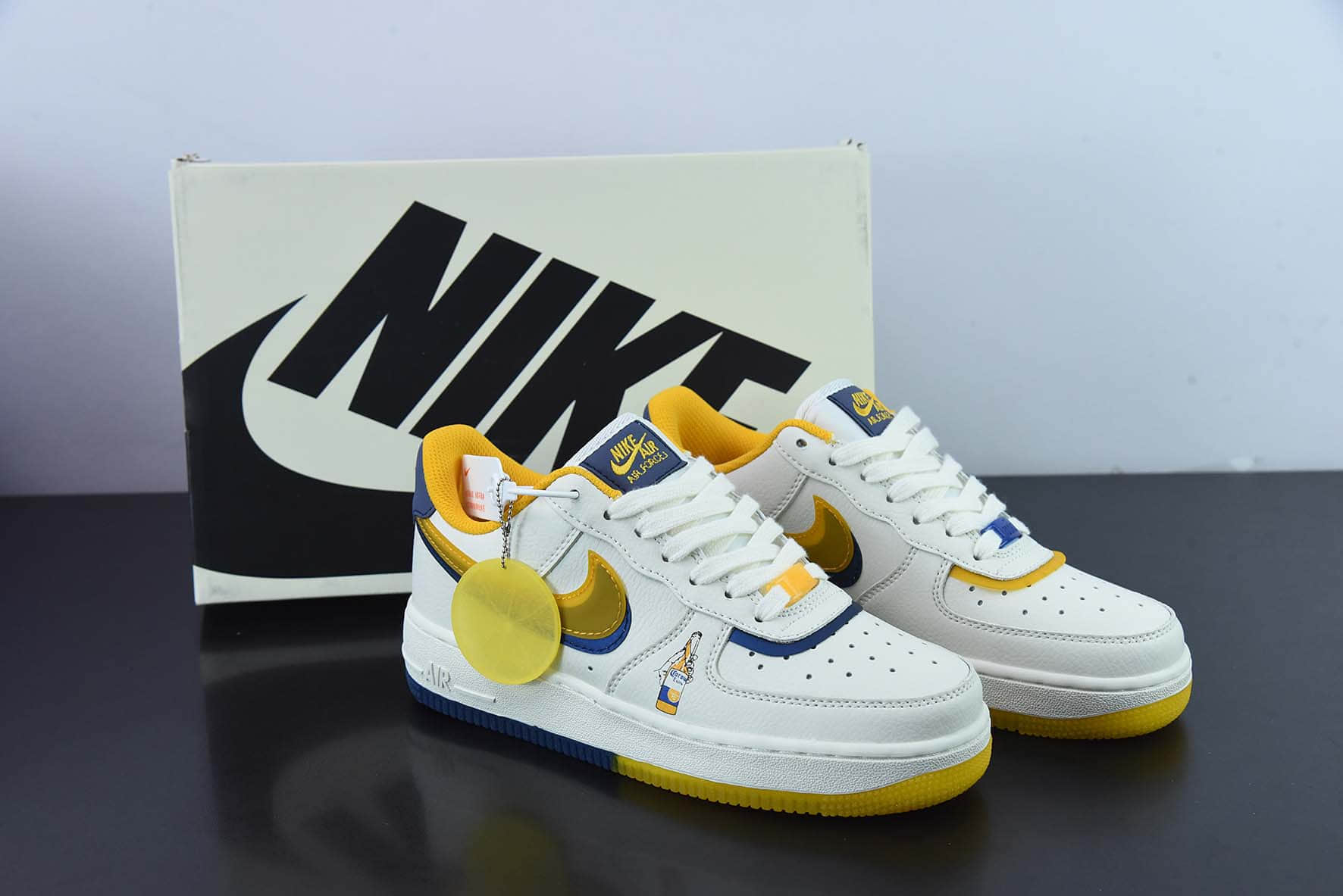 耐克Nike Air Force 1'07 Low Corona 科罗娜啤酒主题空军一号低帮休闲板鞋纯原版本 货号:CW1574-806