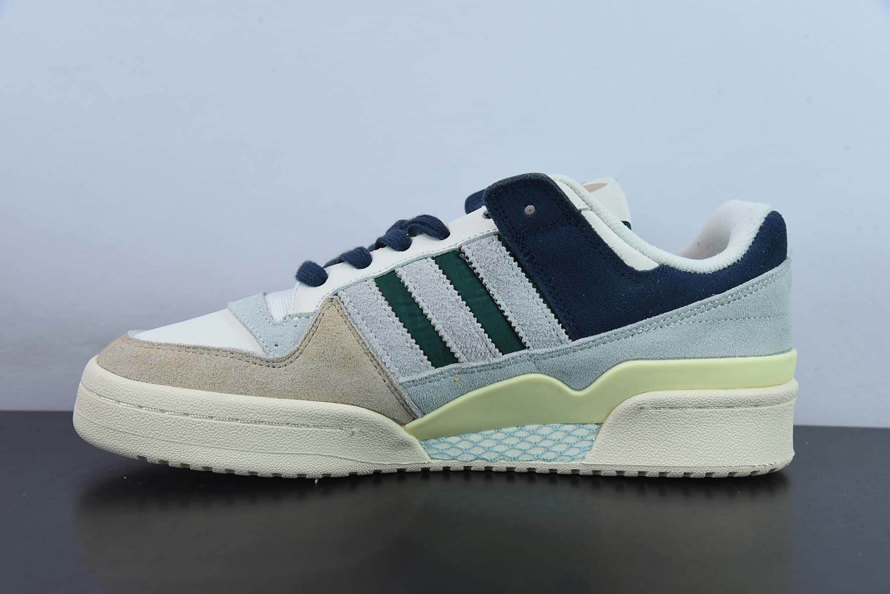 阿迪达斯Adidas originals Forum 84 Low白蓝绿低帮复古运动休闲鞋纯原版本 货号:GW4332