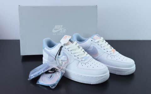 耐克Nike Air Force1 Low White pink blue “3D眼镜红蓝粉”空军一号低帮休闲板鞋纯原版本 货号:CW1574-100