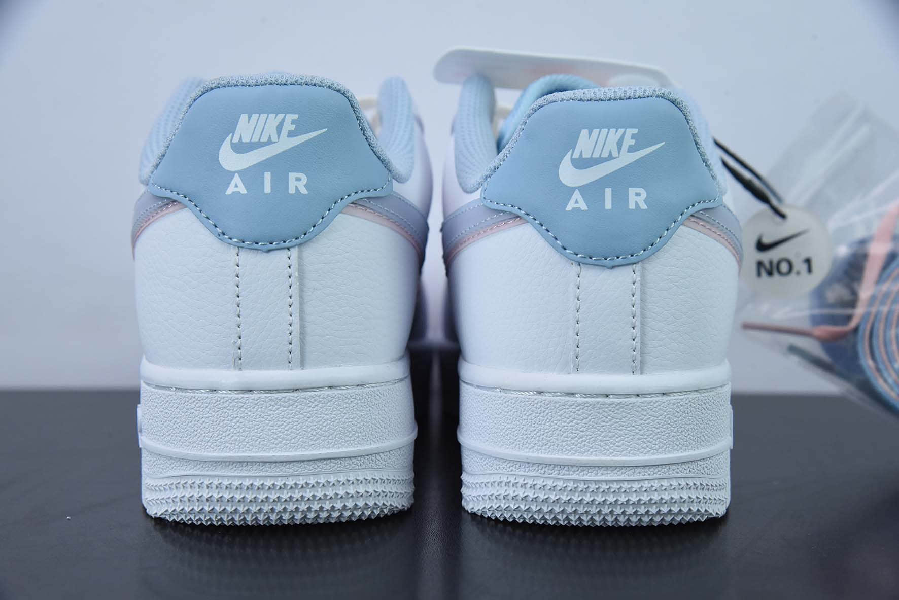 耐克Nike Air Force1 Low White pink blue “3D眼镜红蓝粉”空军一号低帮休闲板鞋纯原版本 货号:CW1574-100