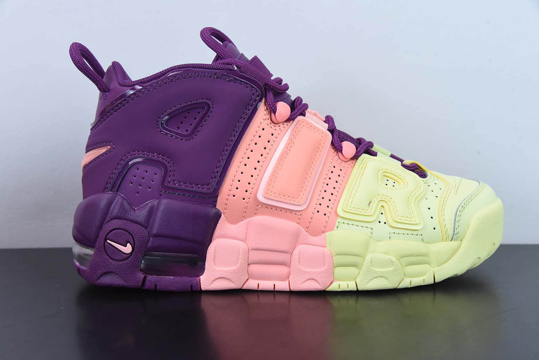 耐克Nike Air More Uptempo (GS)紫罗兰皮蓬初代大AIR篮球鞋纯原版本 货号:AV8237-800