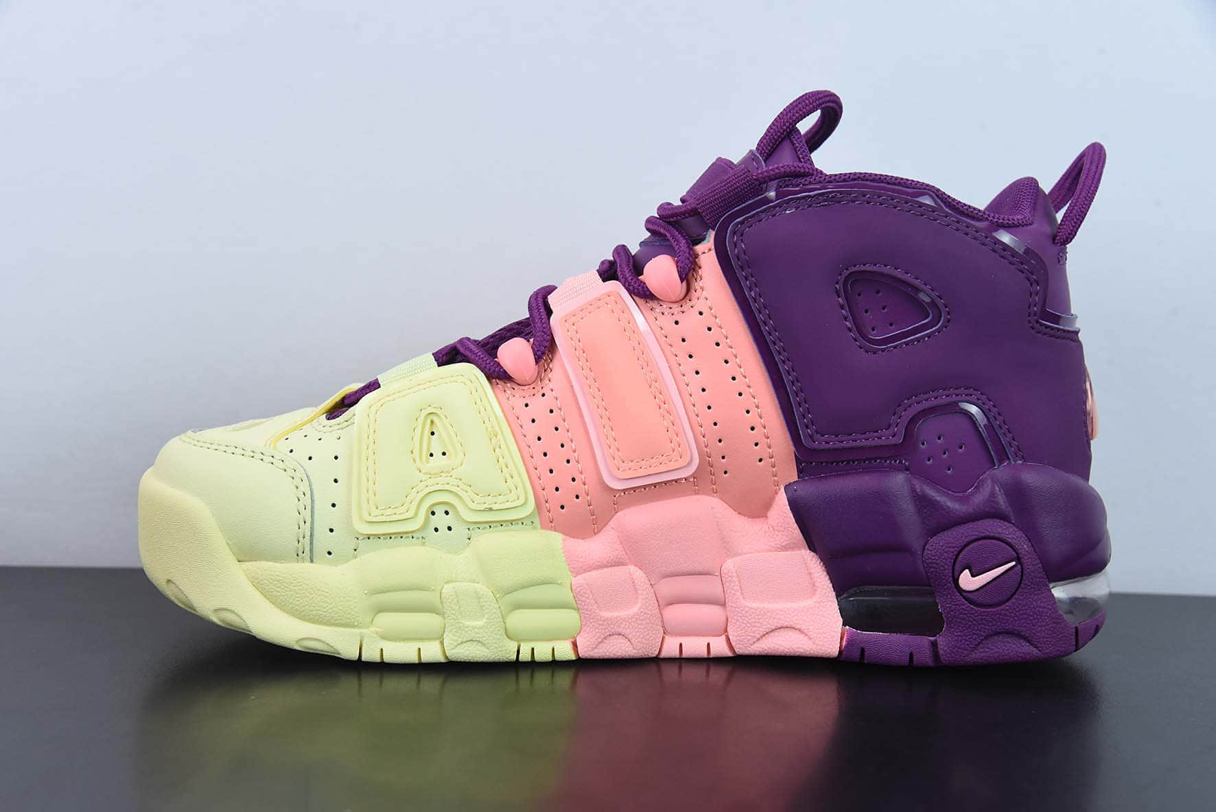 耐克Nike Air More Uptempo (GS)紫罗兰皮蓬初代大AIR篮球鞋纯原版本 货号:AV8237-800