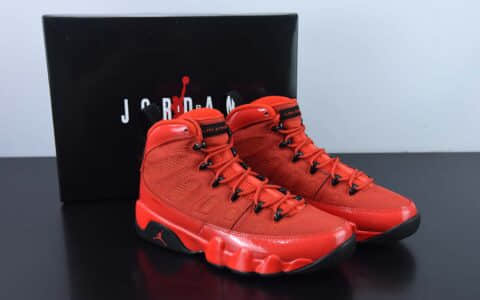 乔丹Air Jordan 9 Retro Particle Grey AJ9大红中国红高帮篮球鞋纯原版本 货号：CT8019-600
