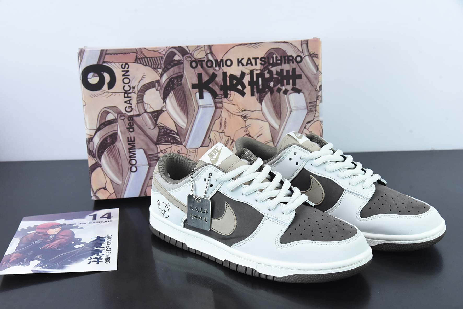 耐克Nike Otomo Katsuhiro x NK SB Dunk Low Steamboy OST 大友克洋联名款麂皮摩卡小熊低帮休闲滑板鞋纯原版本 货号:LF0039-031