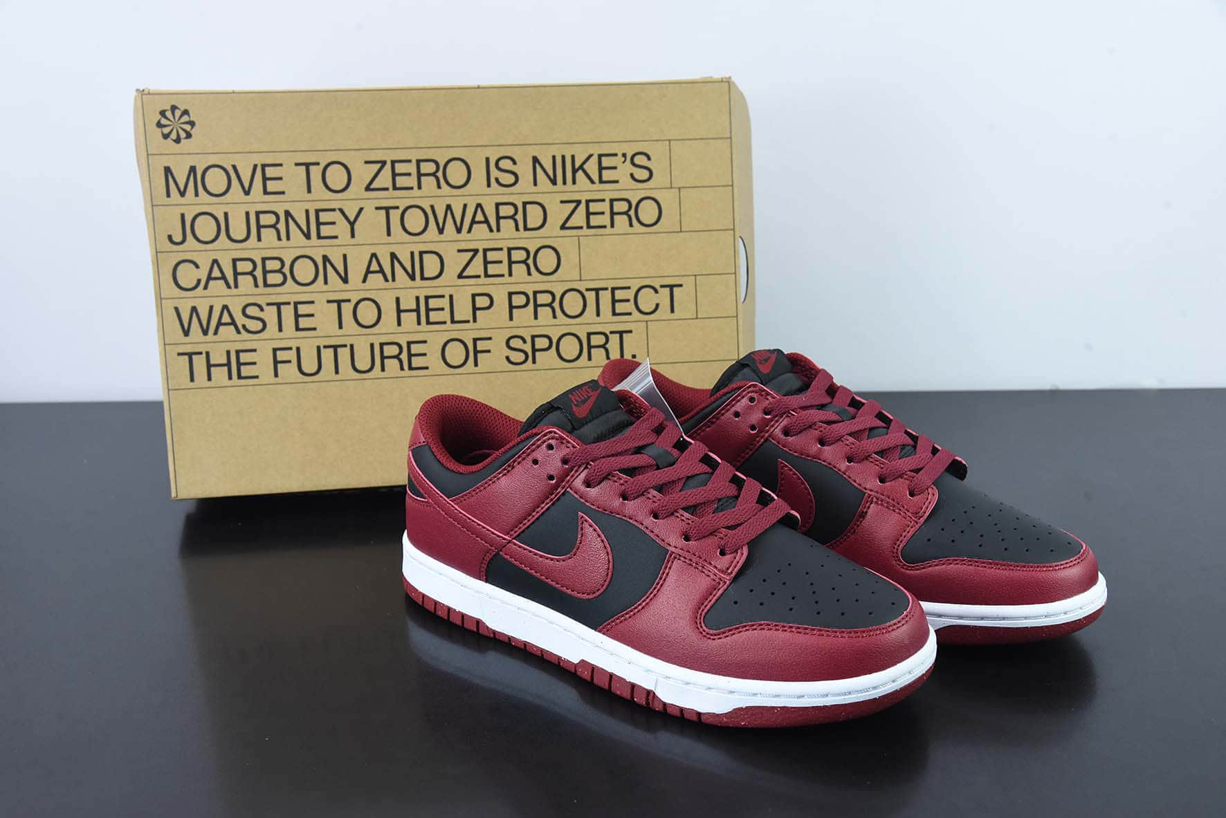 耐克Nike SB Dunk Low NEXT Gym Red 黑红扣篮系列低帮滑板鞋纯原版本 货号:DN1431-002