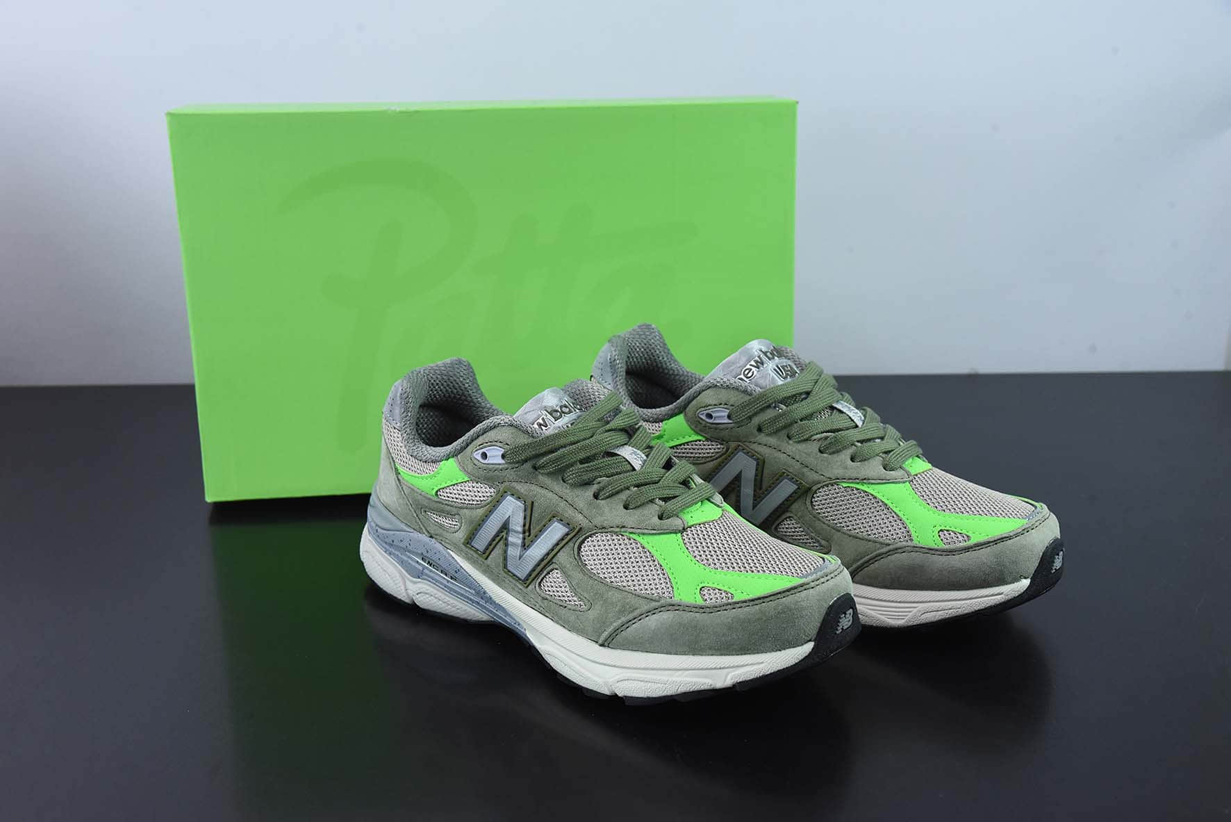新百伦New Balance NB990系列浅橄榄绿高端美产复古休闲跑步鞋纯原版本 货号: M990PP3