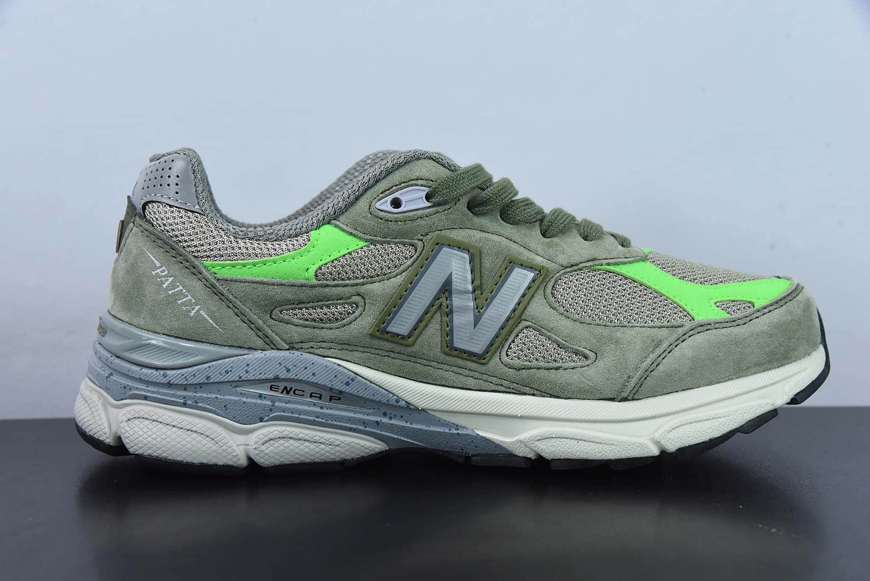 新百伦New Balance NB990系列浅橄榄绿高端美产复古休闲跑步鞋纯原版本 货号: M990PP3