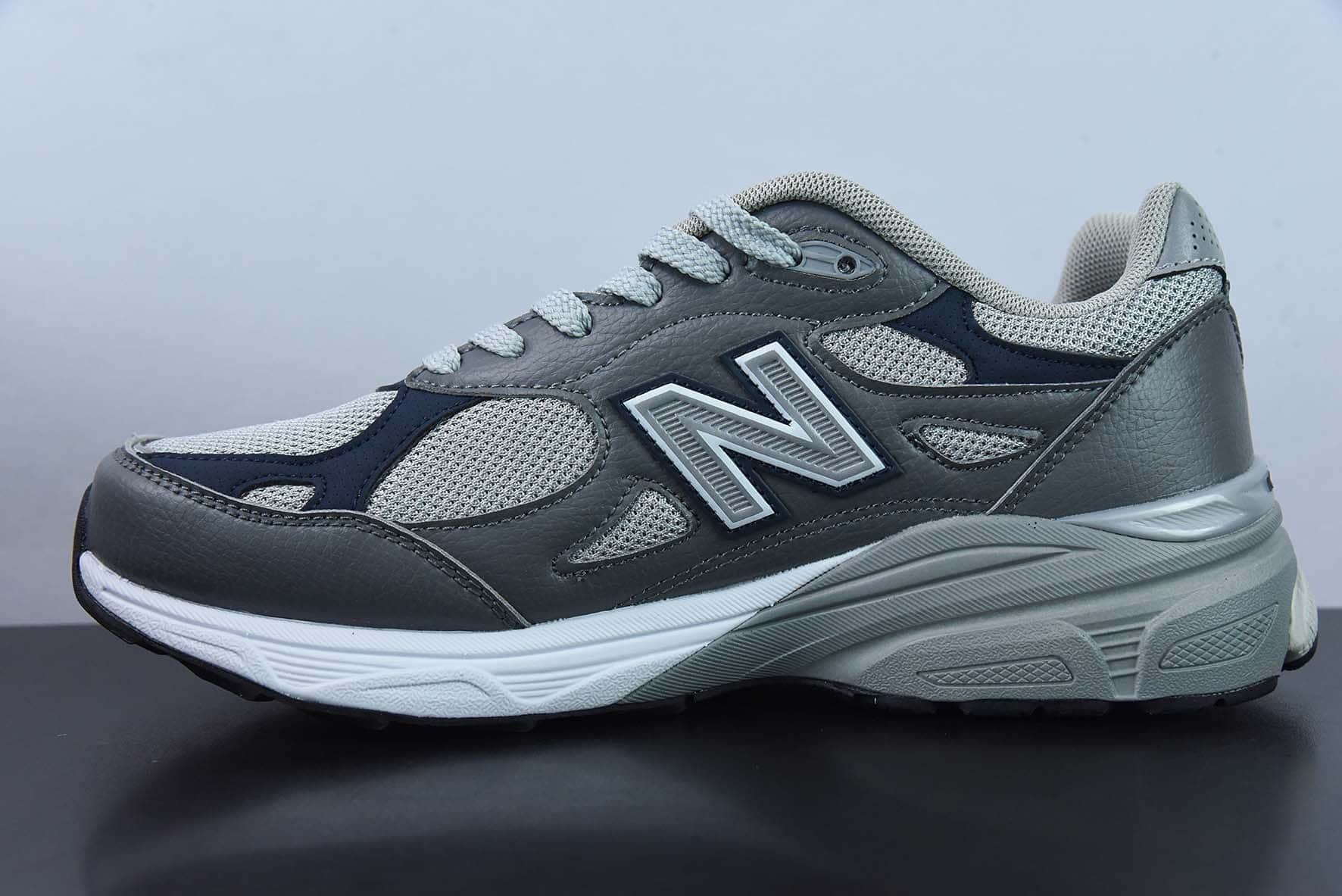 新百伦New Balance NB990系列灰紫高端美产复古休闲跑步鞋纯原版本 货号： M990GJ3