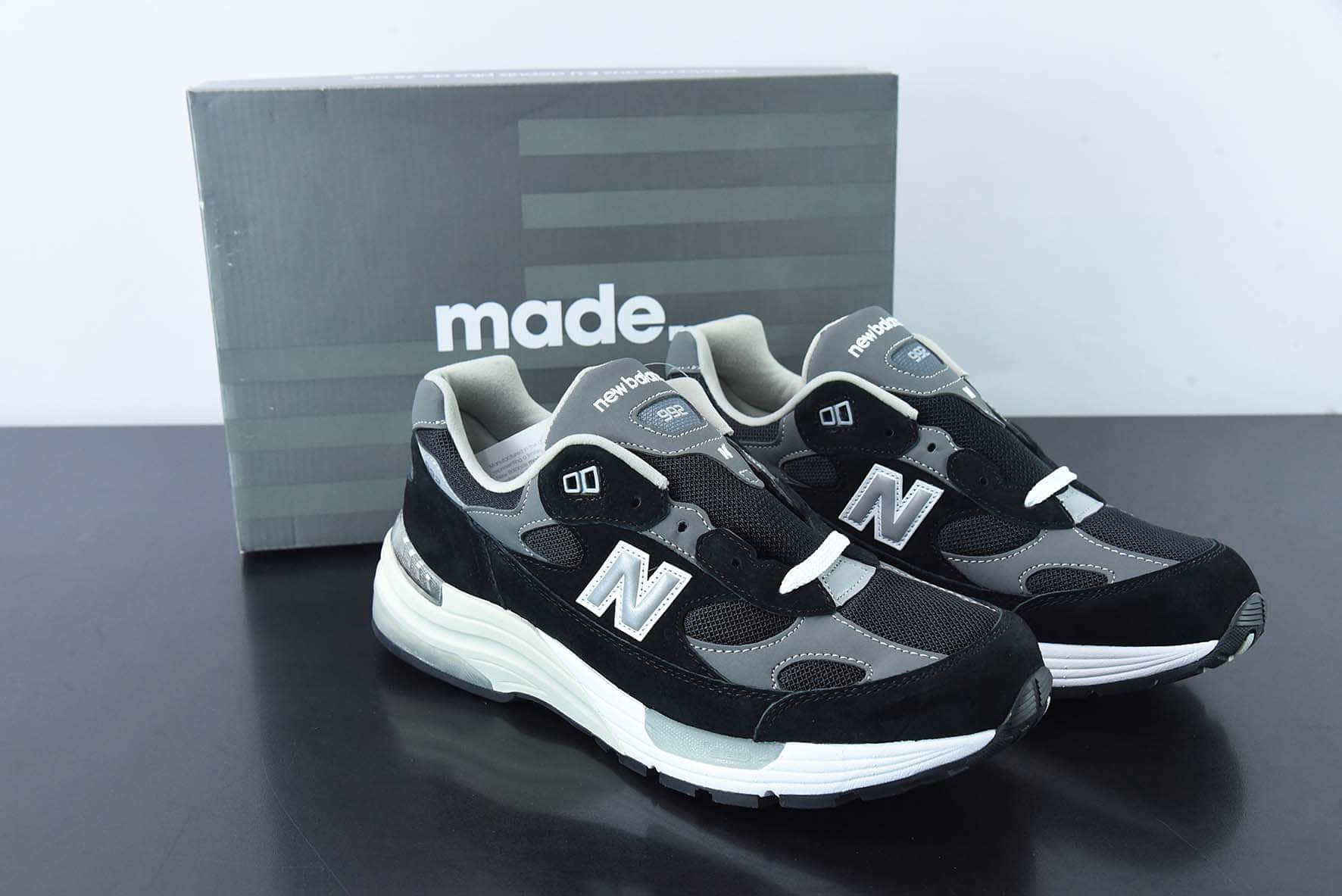 新百伦New Balance W992TN “总统系列”黑灰复古动运慢跑鞋纯原版本 货号:M992EB