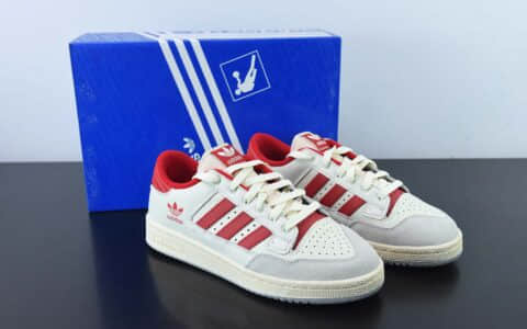 阿迪达斯Adidas Originals Centennial 85 Low白红复古低帮休闲板鞋纯原版本 货号:HQ6278