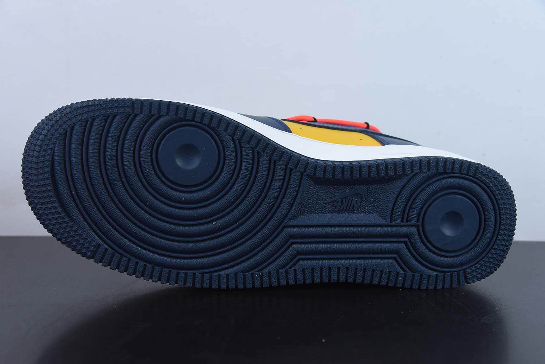 耐克Nike Air Force 1'07 Low 黄蓝绑带解构空军一号休闲运动板鞋纯原版本 货号:CV1724-116
