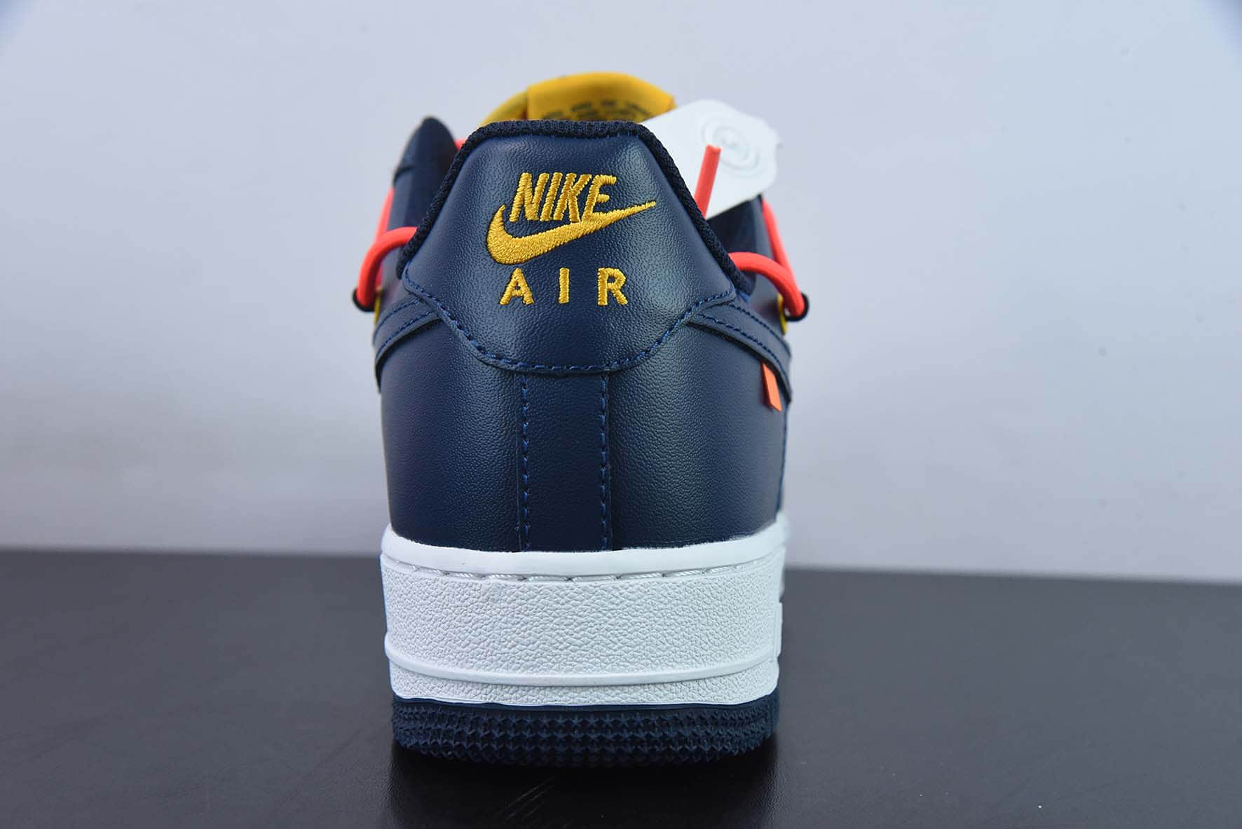 耐克Nike Air Force 1'07 Low 黄蓝绑带解构空军一号休闲运动板鞋纯原版本 货号:CV1724-116