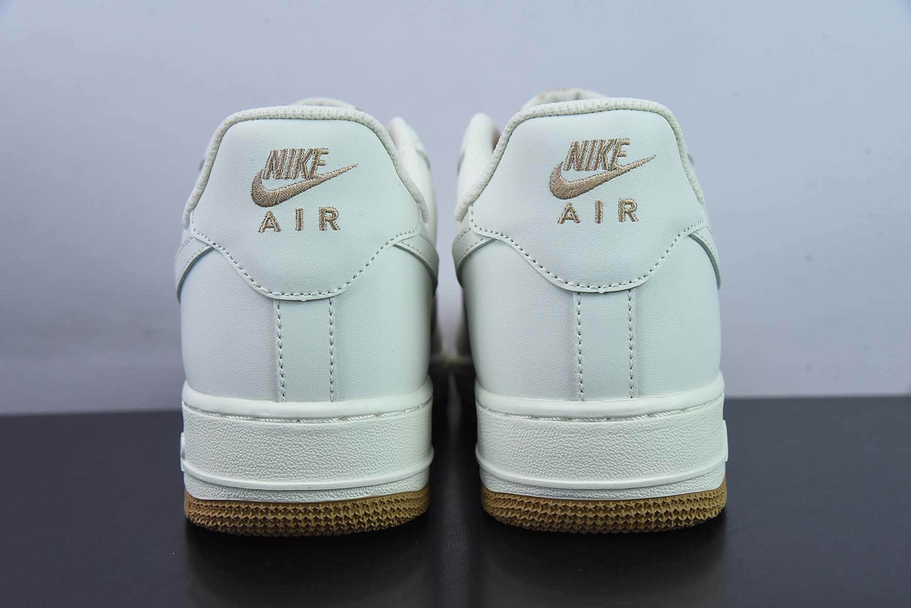 耐克Nike Air Force 1 Low ’07 奶油浅咖配色空军一号低帮休闲板鞋纯原版本 货号:PQ3369-281