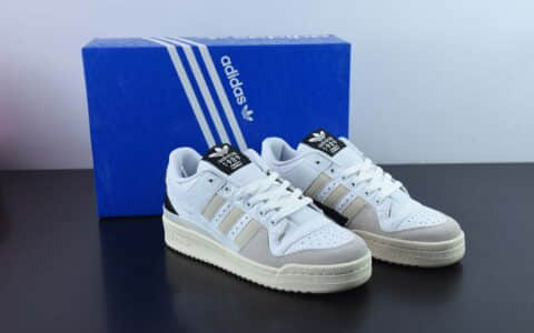 阿迪达斯Adidas Forum 84 Low 黑白灰KITH潮流店铺联名复古低帮百搭潮流休闲运动板鞋纯原版本 货号:GY2541