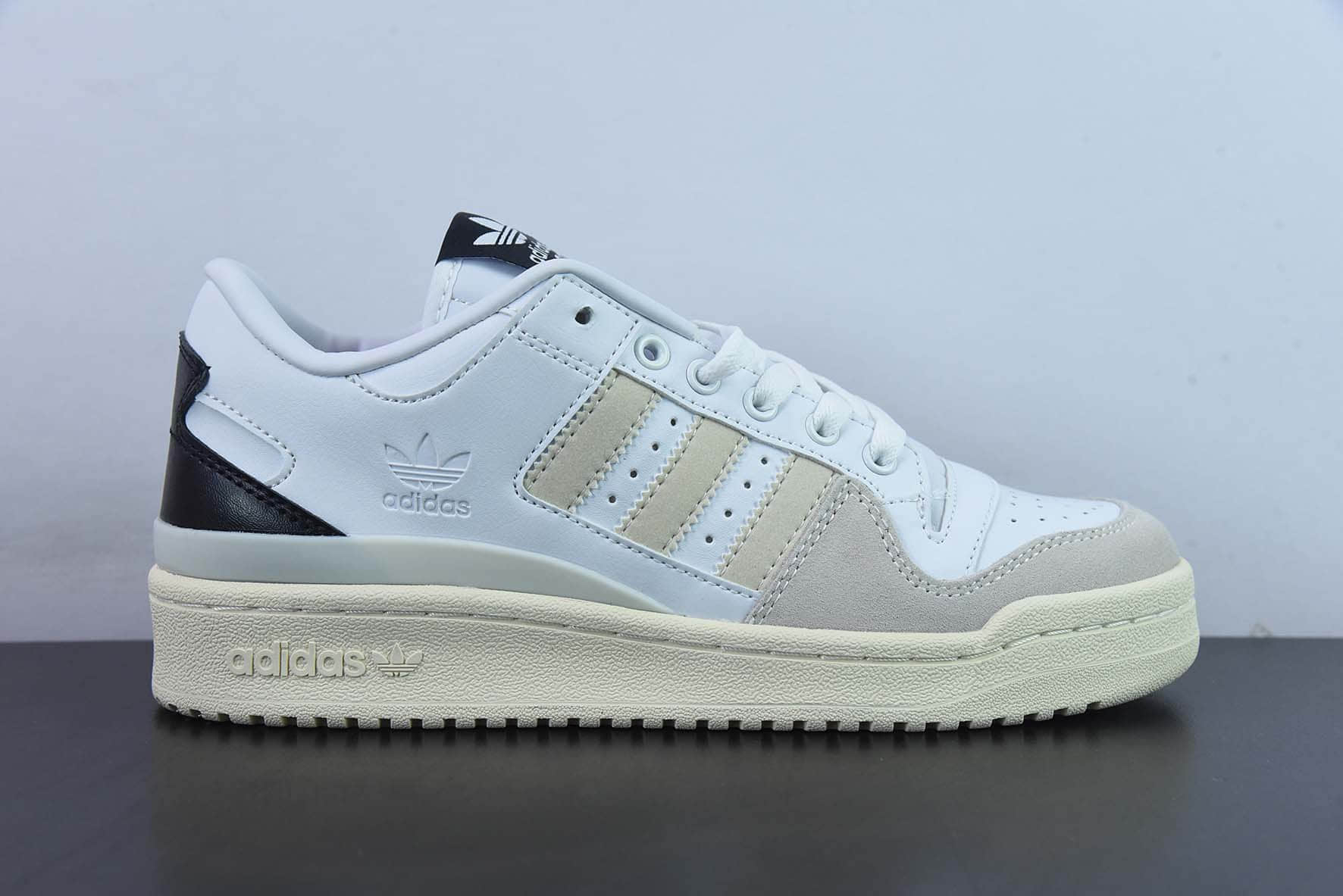 阿迪达斯Adidas Forum 84 Low 黑白灰KITH潮流店铺联名复古低帮百搭潮流休闲运动板鞋纯原版本 货号：GY2541