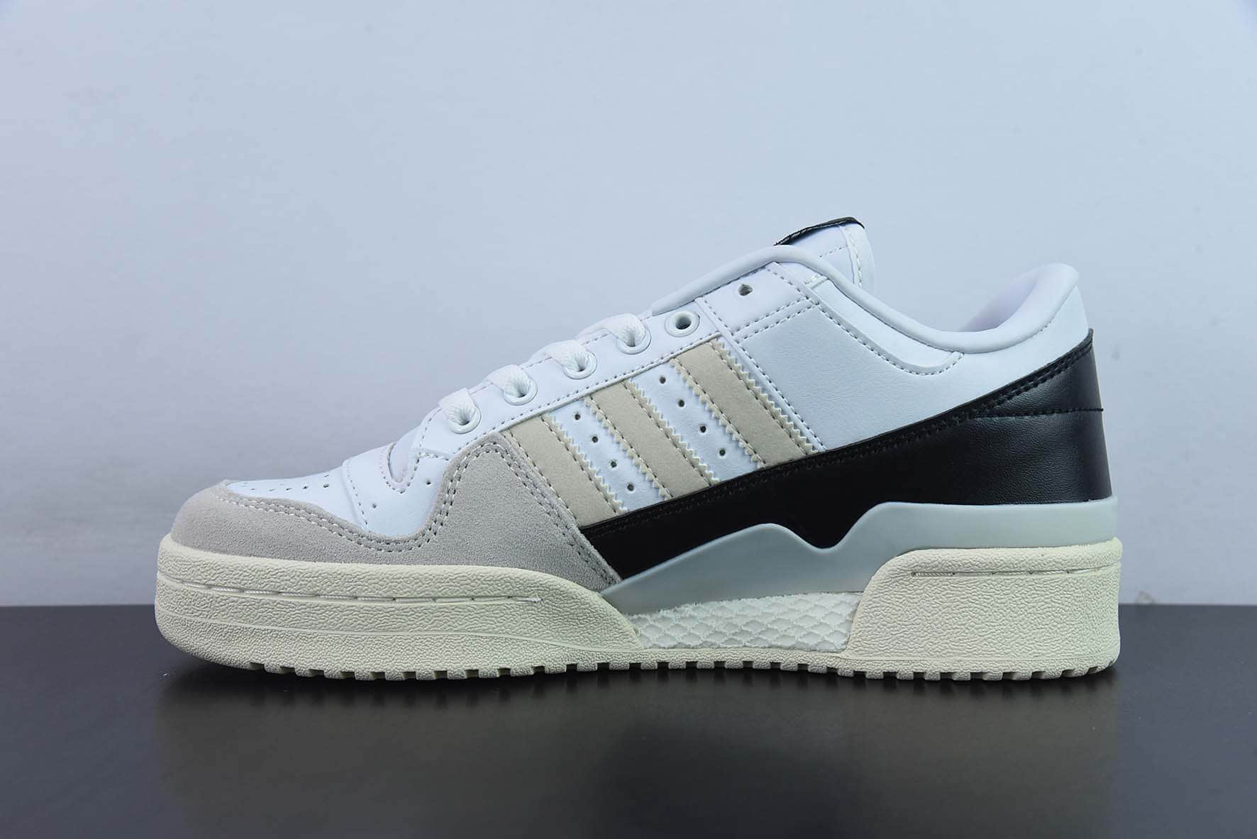 阿迪达斯Adidas Forum 84 Low 黑白灰KITH潮流店铺联名复古低帮百搭潮流休闲运动板鞋纯原版本 货号：GY2541