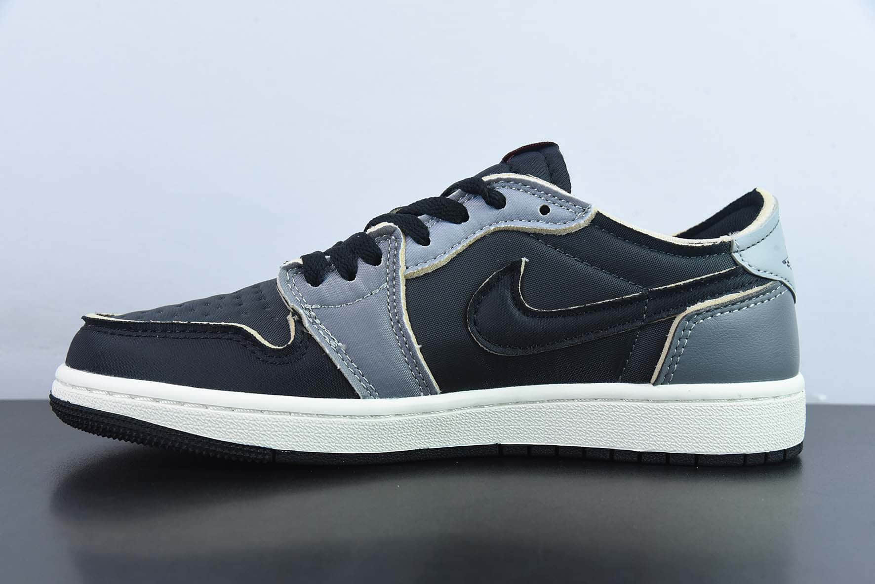 乔丹Air Jordan 1 Retro Low OG EXAJ1乔1黑灰低帮休闲板鞋纯原版本 货号：DV0982-006