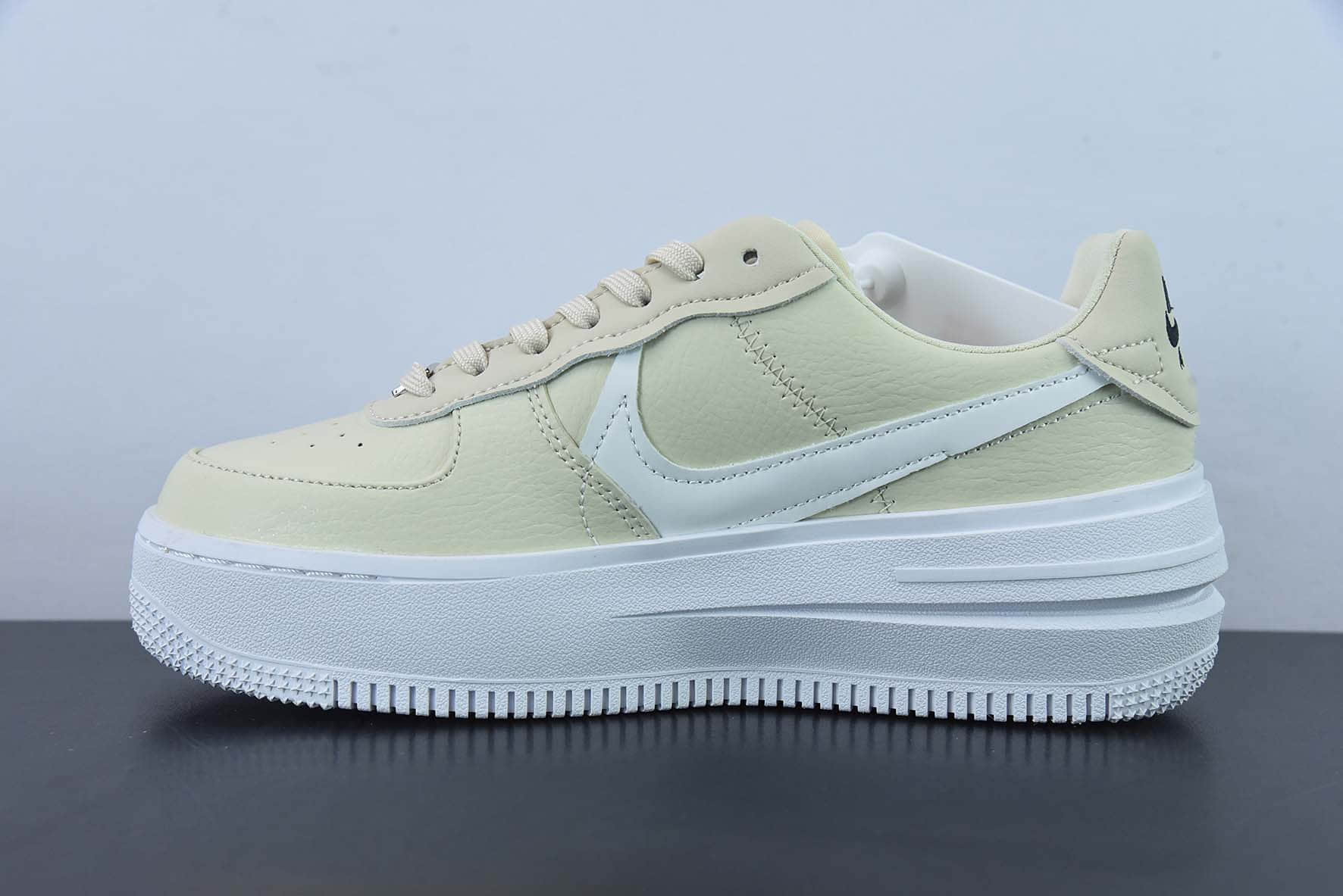 耐克Nike AF1 PLT.AF.ORM 四十周年限定浅黄白空军一号低帮休闲板鞋纯原版本 货号:DJ9946-200