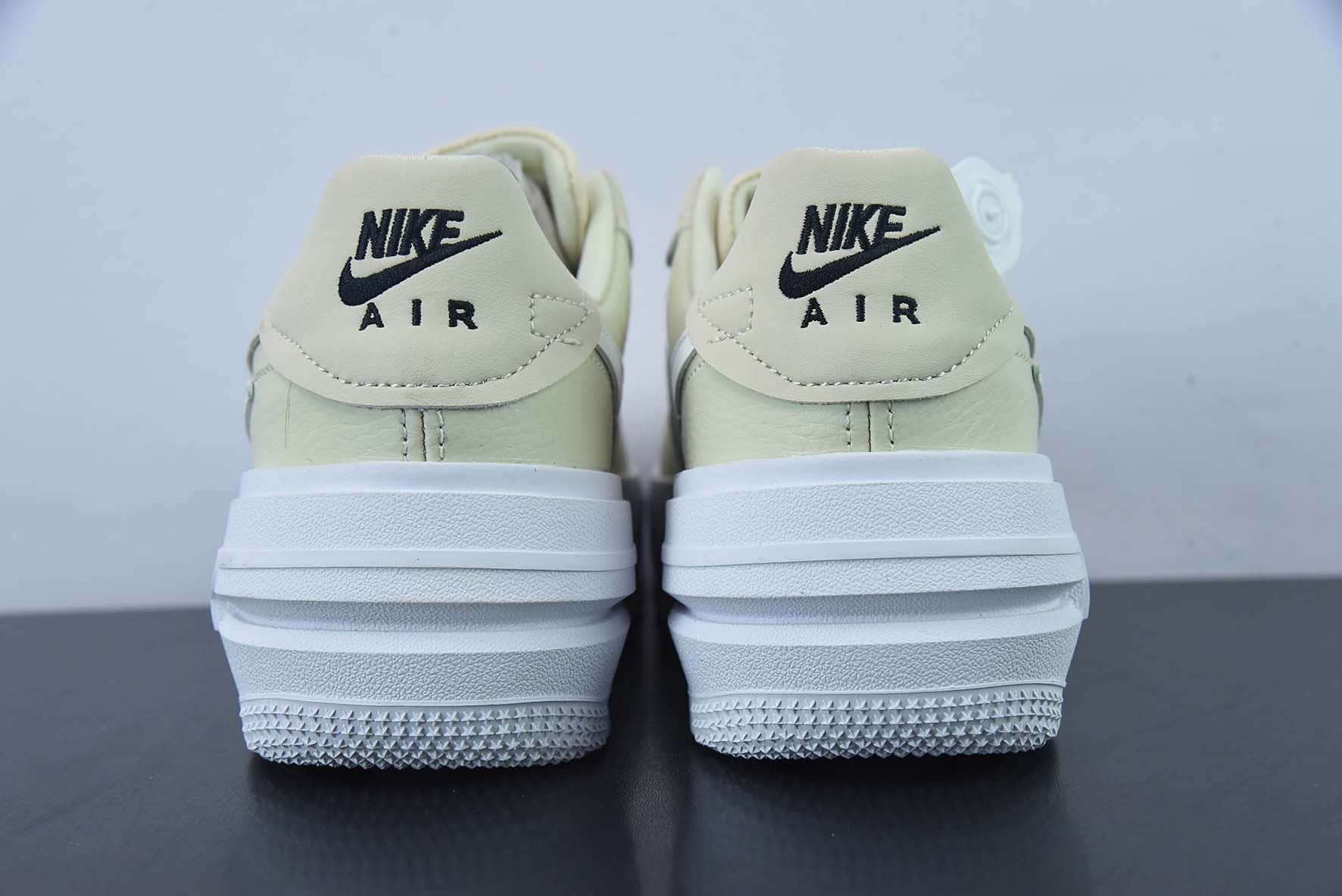 耐克Nike AF1 PLT.AF.ORM 四十周年限定浅黄白空军一号低帮休闲板鞋纯原版本 货号:DJ9946-200