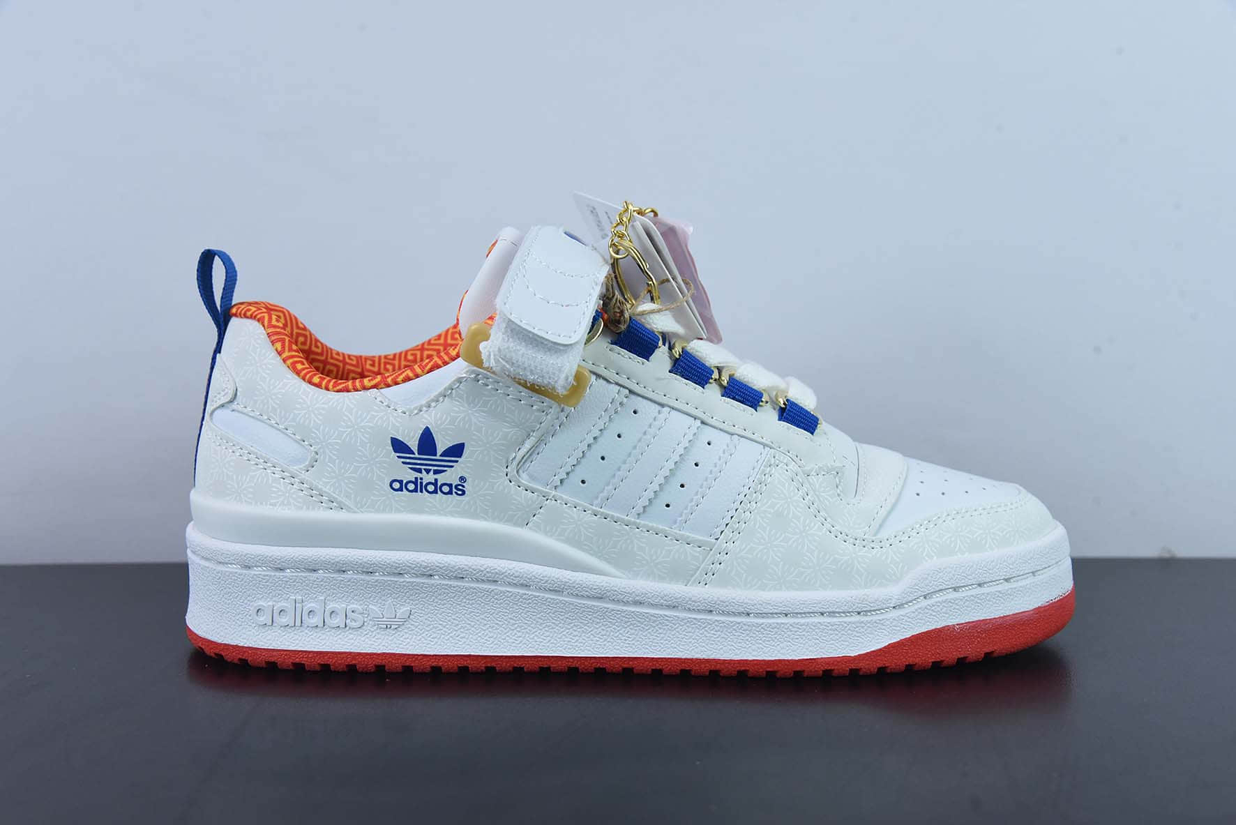 阿迪达斯Adidas Forum 84 Low 白蓝橙北京限定经典复古篮球鞋纯原版本 货号:HP2355