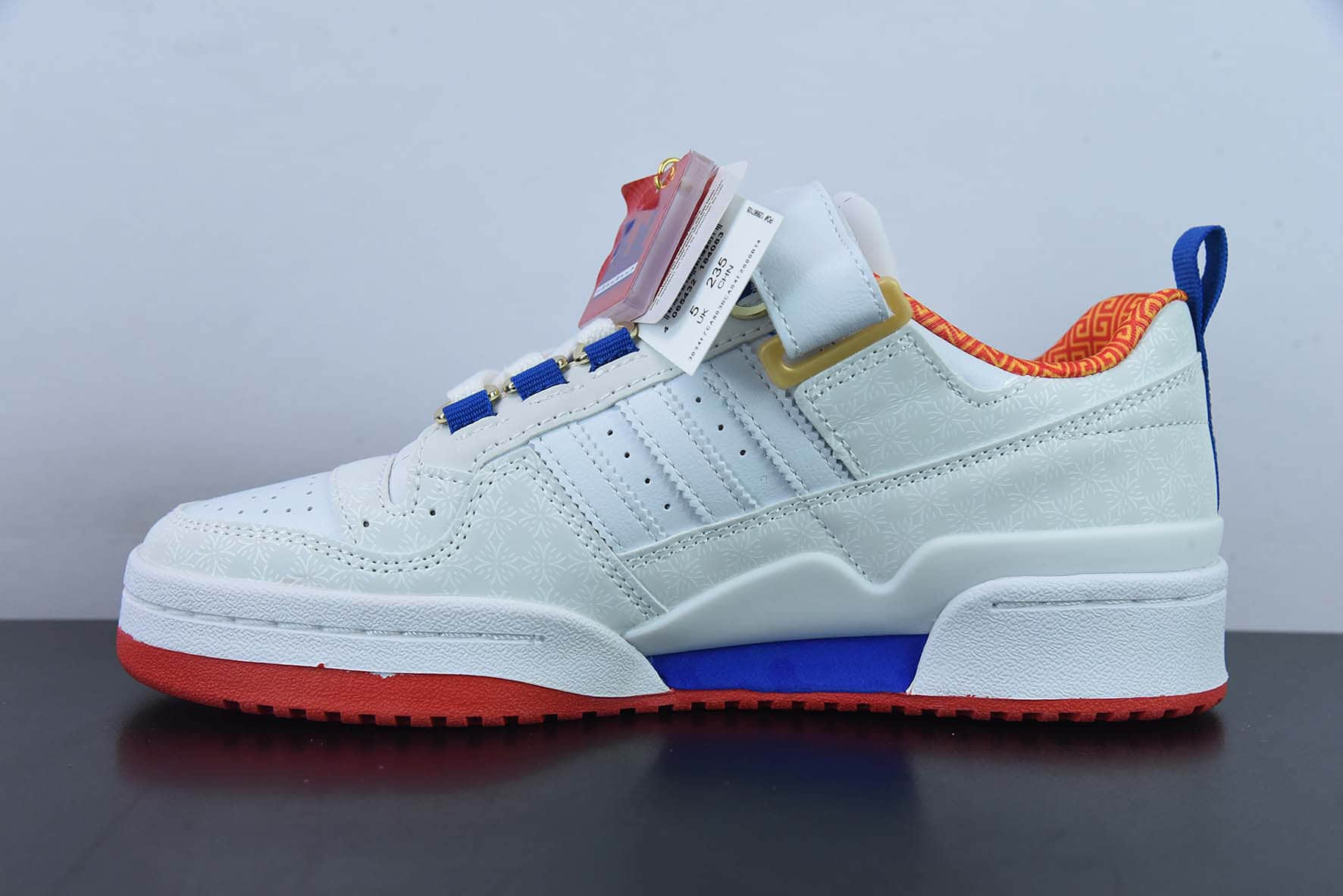 阿迪达斯Adidas Forum 84 Low 白蓝橙北京限定经典复古篮球鞋纯原版本 货号:HP2355